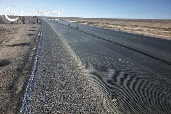 路基土工格柵施工照片真實(shí)  第2張